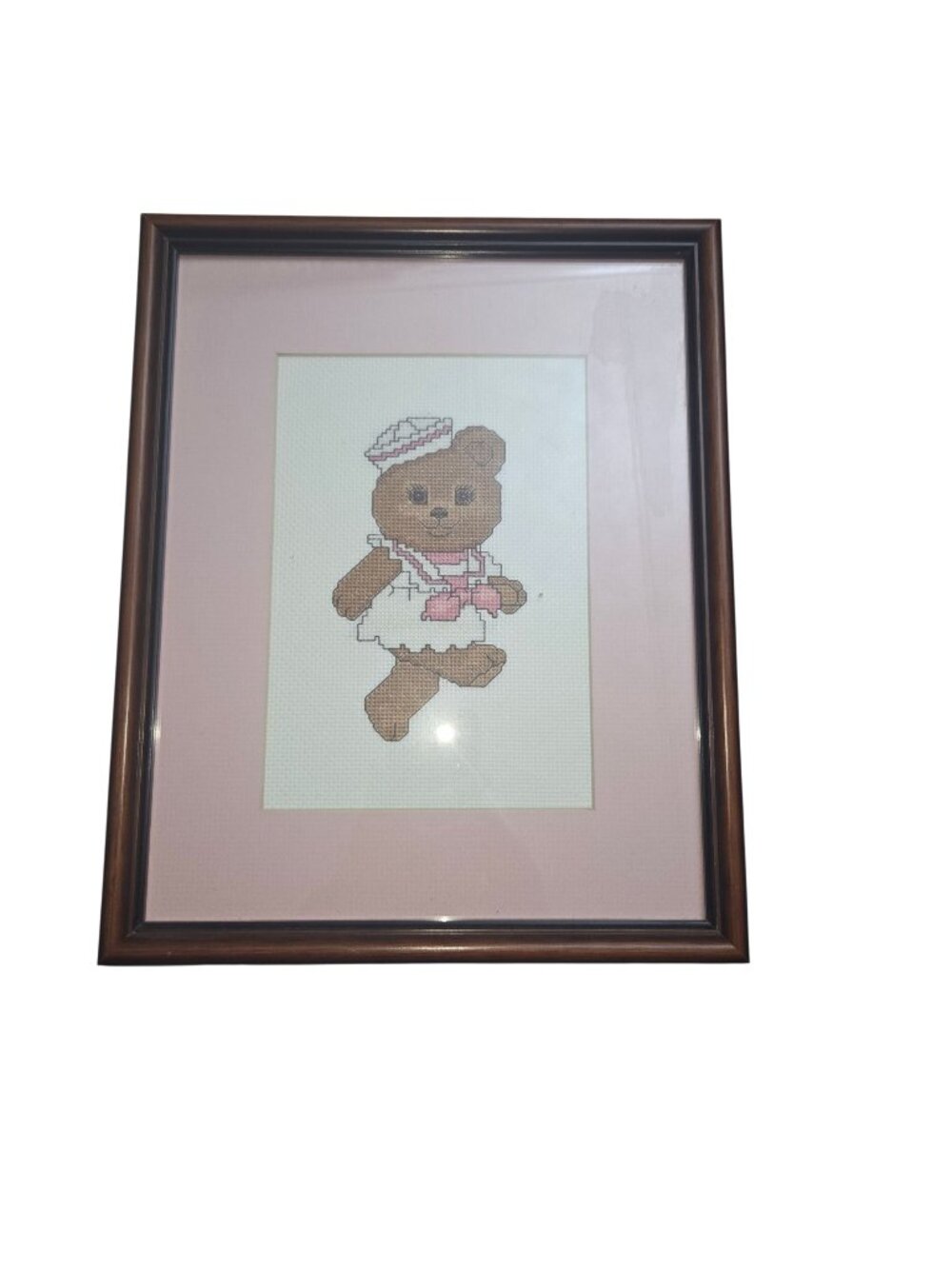 Vintage Cross-stitch Teddy Bear Sailor Outfit, l"Bears Ahoy by Gloria & Pat. Com